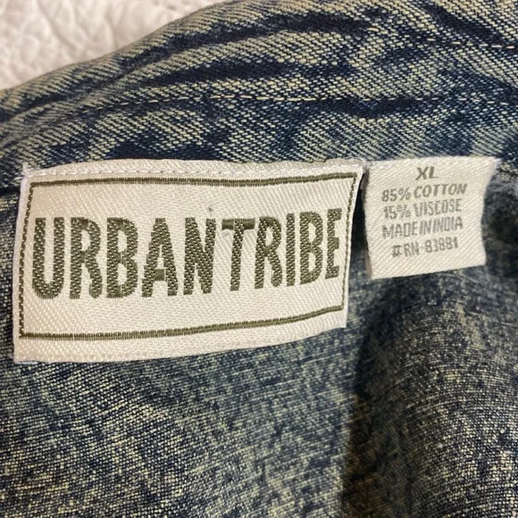 Vintage Embroidered & Lace Denim Jacket - Picture 10 of 12